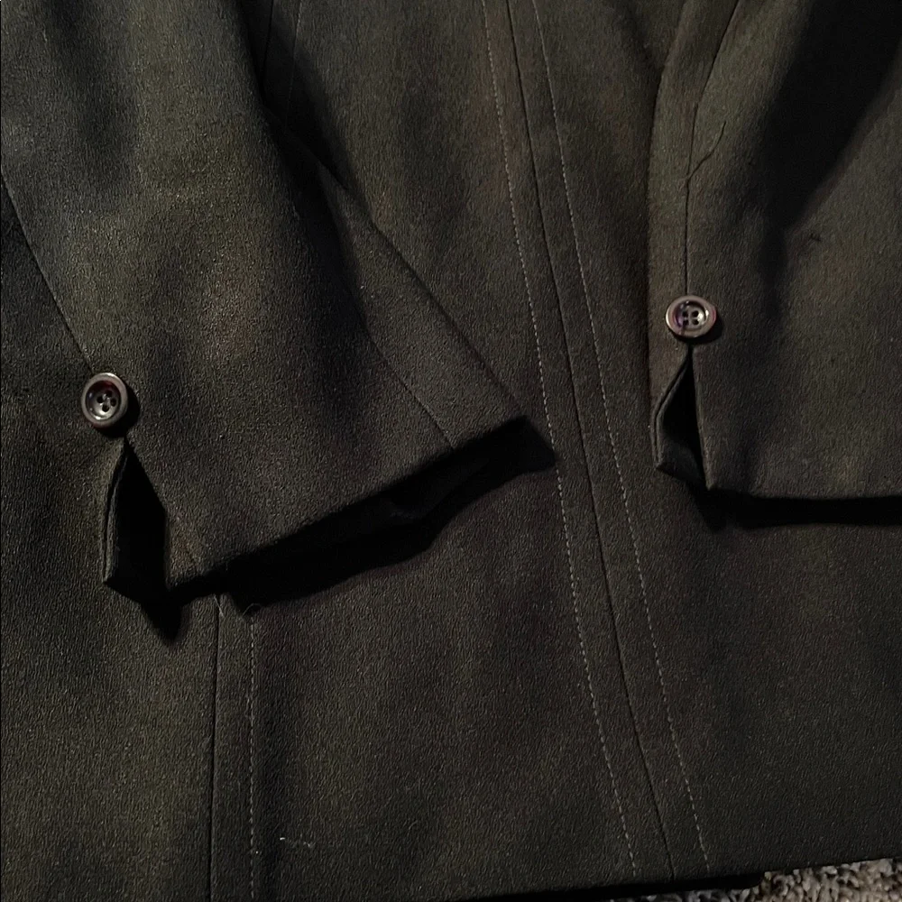 Vintage Bebe Long Blazer Y2K Black Blazer - Picture 11 of 14